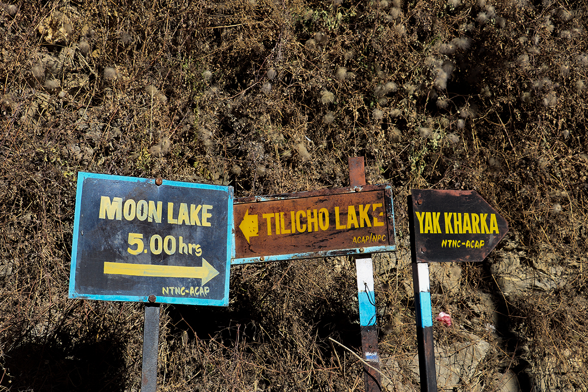 Direction to Tilicho Lake 